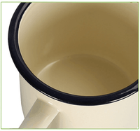 Tasses à café émaillées personnalisées de grande marque, vente directe d'usine à prix abordable, idéales pour le camping, vente en gros
