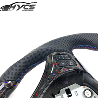 Volant en fibre de carbone forgé E90 pour BMW E90 E91 E92 E93 E80 E83 E81 E82 E87 M3 2008 - 2012 Volants personnalisés