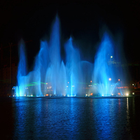 Fuente de Agua Musical Decorativa de Acero Inoxidable Water Faery para Eventos al Aire Libre, Celebraciones, Inauguraciones y Festivales
