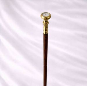 ไม้เท้าทำมือจากไม้เนื้อแข็งขัดเงาสไตล์วินเทจ ของตกแต่งบ้าน ของขวัญลายธรรมชาติ เหมาะสำหรับวันพ่อ งานฝีมือ - Product Image 1