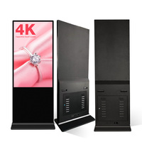 Pantalla de Señalización Digital Inteligente de 43 Pulgadas, 4K Ultra Delgada, con Marco Estrecho, para Exhibición en Salas de Presentación y Centros de Ventas