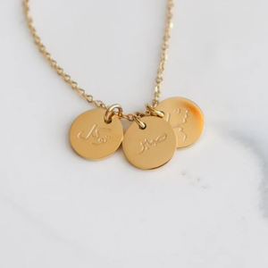 Gioielli arabi ciondolo moneta personalizzato arabo Inspirational Word Patience grato I Trusted Sabr Shukr Tawakkul collana islamica - Product Image 2