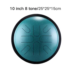 Hluru 14 Inches 15 Tone Tank Handpan Drum Toy Hunk Drum Steel Tongue Drum For Adults