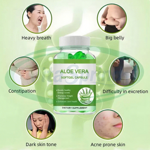 VitaSpring 천연 보충제 알로에 베라 추출물 소프트 캡슐 슬리밍 비타민 E 알로에 베라 소프트젤 - Product Image 4