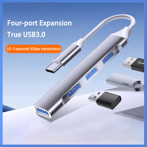 Base <span class=keywords><strong>de</strong></span> Conexión Tipo-C con Carga Inalámbrica, Conector Externo <span class=keywords><strong>para</strong></span> Laptop, Hub Expansor Multifuncional <span class=keywords><strong>de</strong></span> Cuatro Puertos con Múltiples Interfaces <span class=keywords><strong>USB</strong></span> - Product Image 4