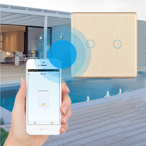 Cadre en aluminium brossé à <span class=keywords><strong>3</strong></span> voies Zigbee Single Zero Fire Universal Pas besoin de connecter un interrupteur intelligent à condensateur - Product Image 5