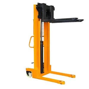 Manual Pallet Forklift 3Ton Hand Hydraulic Forklift Stacker 1.6Meter Manual Stacker Forklift Truck