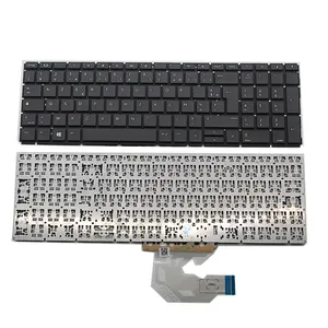 Keyboard laptop Prancis HK-HHT untuk HP ProBook 450 G6 455 G6 455R G6