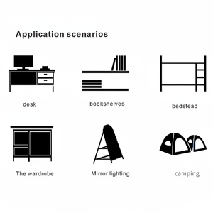 6W <b>USB</b> LED 3CCT Turnable 6-pack Desk Lamp 3 Color Temperatures DC5V Dimming Reading <b>Light</b> - Product Image 1