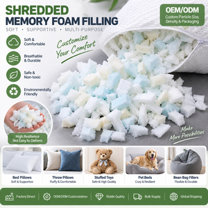 <span class=keywords><strong>Relleno</strong></span> de Espuma Viscoelástica Triturada Personalizado OEM, <span class=keywords><strong>Relleno</strong></span> Interior para Almohadas, Cojines, Juguetes para Mascotas, <span class=keywords><strong>Relleno</strong></span> Suave al por Mayor - Product Image 1
