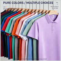 Chemise à manches courtes pour homme de haute qualité, imprimée, respirante, décontractée, pour le sport, le golf, vente en gros