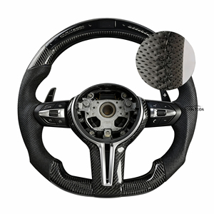 Volante de Cuero de Microfibra con Calefacción y Vibración para <span class=keywords><strong>BMW</strong></span> Serie 3/4/5/6 GT X3 X4 <span class=keywords><strong>320i</strong></span> G20 F22 E92 X4 F26 - Product Image 1