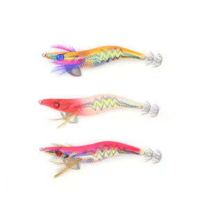 Cebo de plástico suave tambaleante de tiro de gota luminoso para pescar Jigs de calamar personalizado Jigging calamar señuelo suave Plantilla de calamar - Product Image 1