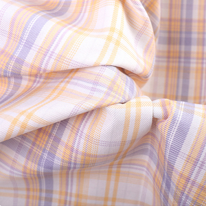 New Arrivals Wholesale Ready Goods Fashion Suiting Flannel Fabric Plaid Uniform Fabric Polyester - Product Image 5