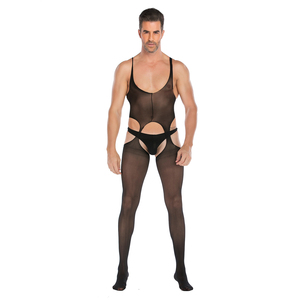 <strong>Sexy</strong> <strong>Men's</strong> See Through Fishnet Pantyhose Tights Stretchy Full Bodysuits Stockings Bodystocking <strong>Lingerie</strong> - Product Image 4