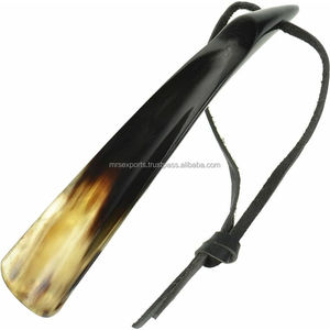 Calcetín portátil Slider Horn Shoe Lifter Venta a granel Lazy Shoe Helper para exportación Buffalo/Ox Shoe Horn - Product Image 3