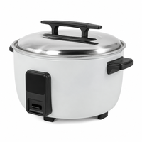 Cuisinière à riz électrique commerciale grande capacité, 5 modèles au choix (3,6L, 4,2L, 5,6L, 8,5L, 10L) pour hôtel et buffet, avec cuve antiadhésive