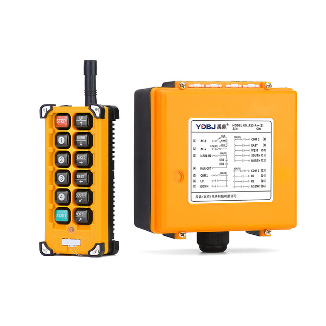 Industrial Radio Remote Control F23-a++ Wireless Three-Proof Remote Control for Pump Car and Tower Crane Industrial Hoist