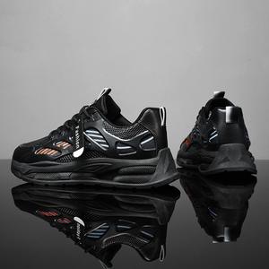 New Sporty Lace-Up Breathable Mesh <b>Shoes</b> for <b>Men</b> Korean Version Versatile Thick-<b>Soled</b> Casual Running Dad <b>Shoes</b> - Product Image 3