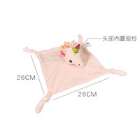 Nouveau-né lapin Animal éléphant doux bébé couette et serviette Lovey couverture de sécurité en peluche jouet bébé couverture de sécurité