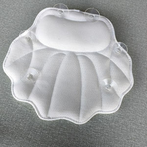 SUREWALHOME Oreiller de tête de <span class=keywords><strong>baignoire</strong></span> Oreiller de <span class=keywords><strong>baignoire</strong></span> de luxe ergonomique avec tête avec ventouses <span class=keywords><strong>Coussin</strong></span> de douche 4D - Product Image 3