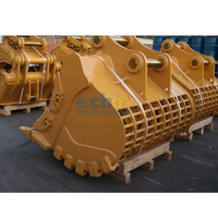 Excavator Demolition HD Bucket Hidrolik Material Q345B+NM360 untuk Excavator 30-40 Ton dengan Garansi 1 Tahun