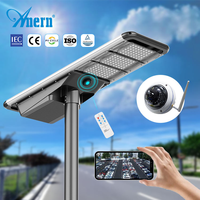 Lampadaires Extérieurs Étanches Anern 100 Watts Intégrés avec Caméra CCTV