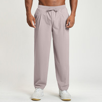 Pantalones Deportivos para Hombre, Suaves, Transpirables, de Secado Rápido, Ligeros, que Absorben la Humedad, con Cordón Ajustable, para Actividades al Aire Libre