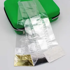 Gümüş karton düz alt plastik torba opp viyolonsel alt çanta