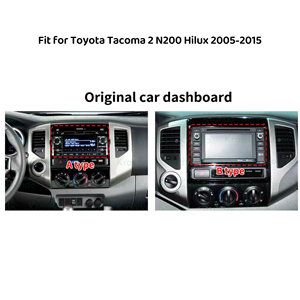Автомобильная навигация Tesla, 13 дюймов, для <span class=keywords><strong>Toyota</strong></span> Tacoma, 2005-2015, Android - Product Image 2