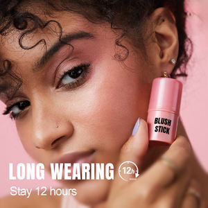 Alto pigmento resistente al agua de larga duración logotipo personalizado etiqueta privada Mineral Crema para mejillas multifunción impermeable palo de rubor - Product Image 4