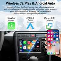 Autoradio LELV 7 pouces avec système Linux pour Audi A4 S4 B6 B7 RS48E (2002-2008), écran partagé, navigation stéréo, Android Auto, lecteur vidéo