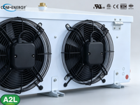 Évaporateur durable de la série EA pour entrepôt frigorifique de la pêche RT≥-18 ° Unité de système de réfrigération électrique à dégivrage automatique avec espacement des ailettes de 6 mm