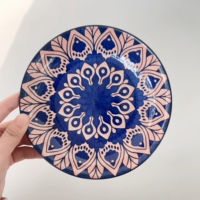 Vaisselle de style bohème en céramique, assiettes décoratives de style turc pour restaurants et décoration intérieure