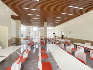 Bàn ghế nhà hàng, bàn ăn trường học chất lượng cao GUANGWEI, dành cho bốn người, bàn ghế căng tin học sinh - Product Image 3