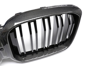 Grille centrale de pare-chocs avant en fibre de carbone modifiée pour X3 X4 X3M X4M G01 G02 G08 F97 F98 - Product Image 4