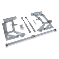 Support pneumatique pour porte de placard coulissante horizontale, vérin hydraulique pour porte de cuisine relevable, support de levage pour placard