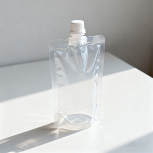 Sacchetto richiudibile con tappo trasparente facile vedere il contenuto a prova di perdite per olio di succo e <span class=keywords><strong>detergente</strong></span> - Product Image 2