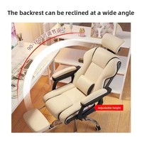 Chaise de jeu moderne populaire pour la chambre et le bureau, chaise d'ordinateur ergonomique confortable avec hauteur réglable et inclinable