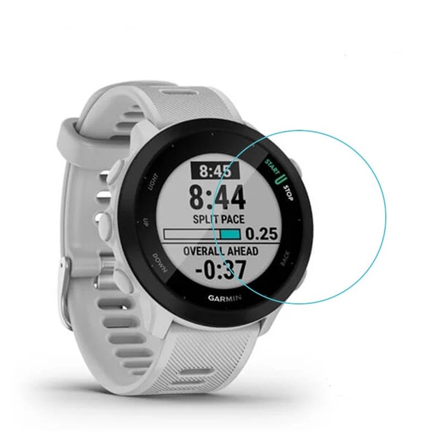 For Garmin Forerunner 55 Tempered Glass Screen Cover Smart Watch Anti-Scratch HD Clear Film Watch Screen Protector