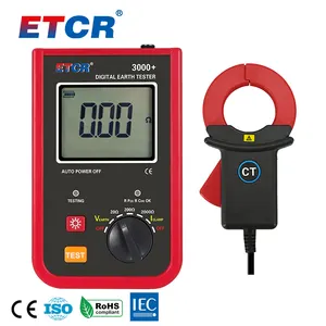 ETCR3000+ ETCR3000A+ Digital Earth Resistance Tester With Line Resistance Check Function