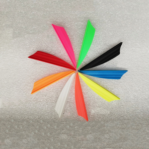 SPG flèches professionnelles, aubes de guidage en plastique, vent, plume en plastique TPU, fletting, aubes de flèche de feu rapide - Product Image 6