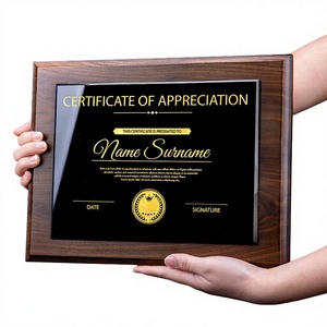 Plaque de récompense personnalisée en bois massif de haute qualité, gravée et imprimée UV, écologique, pour cadeaux de bienvenue, entreprises et bien-être public - Product Image 4