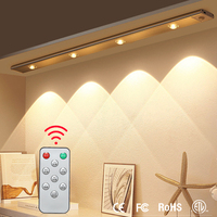Lampu Kabinet LED Sensor Gerak Modern untuk Lemari dan Pakaian, Dapat Dipasang di Dinding dan Dapat Diredupkan