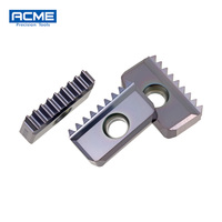 Fraise à filetage métrique ACME pour filetages internes/externes, à dents de peigne, revêtement PVD, haute résistance à l'usure, grade HRC65 AT500