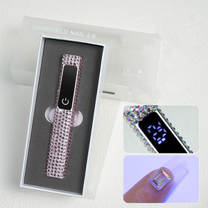 Mini lampe UV LED portable rechargeable pour ongles, lampe de photothérapie avec diamants scintillants pour le durcissement du gel - Product Image 5