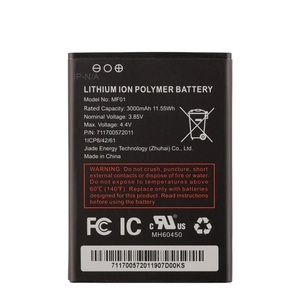 Batterie de remplacement pour routeur MiFi de poche AT&T MF01 3000mAh Turbo Hotspot 2 CT2MHS01 CE RoHS Vente en gros - Product Image 1