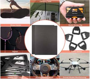 고성능 탄소 섬유 시트 0.5mm 두께 1k 3k 6k 트릴 매트 마감 경량 - Product Image 6