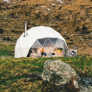 Tente géodésique en <span class=keywords><strong>toile</strong></span> de camping d'extérieur de haute qualité à prix abordable <span class=keywords><strong>pour</strong></span> la vente en usine - Product Image 3