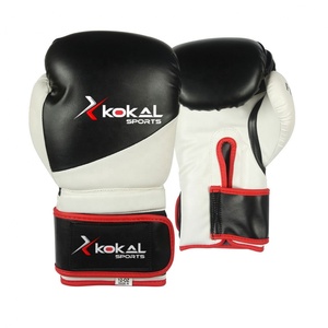 Guantes de boxeo de cuero de vaca impresos personalizados cuero genuino - Product Image 1